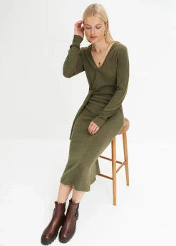 Midi-Strickkleid Damen Bekleidung·Umstandsmode|Bekleidung·Pullover & Strickjacken