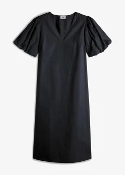 Online Midi-Web-Kleid aus Bio-Baumwolle Damen Bekleidung·Pullover & Strickjacken|Kleider