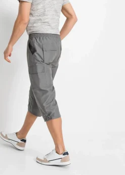 Herren bonprix Große Größen|Basics|Mikrofaser 3/4-Hose mit Komfortschnitt, Regular Fit