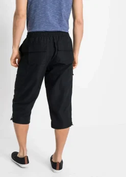 Online Mikrofaser 3/4-Hose mit Komfortschnitt, Regular Fit Herren Hosen|Basics