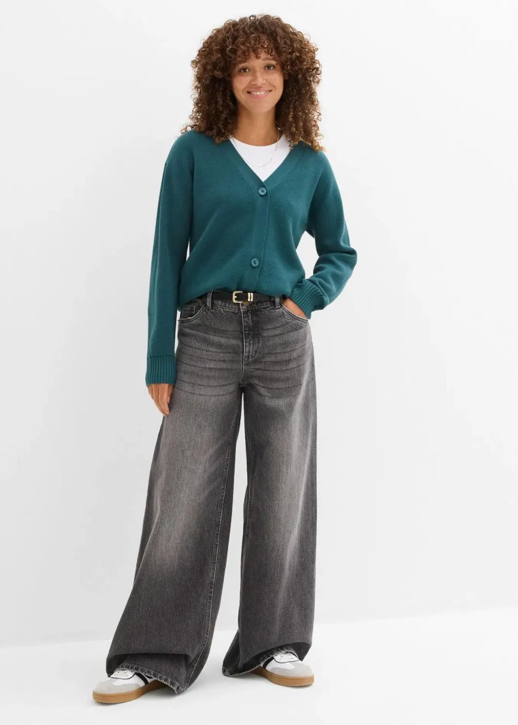 New Milano Rib-Feinstrickjacke Damen Pullover & Strickjacken|Basics
