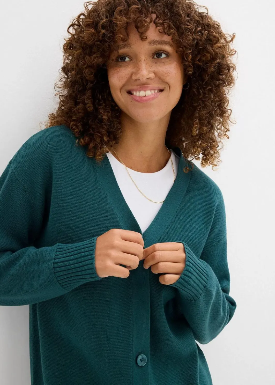 New Milano Rib-Feinstrickjacke Damen Pullover & Strickjacken|Basics