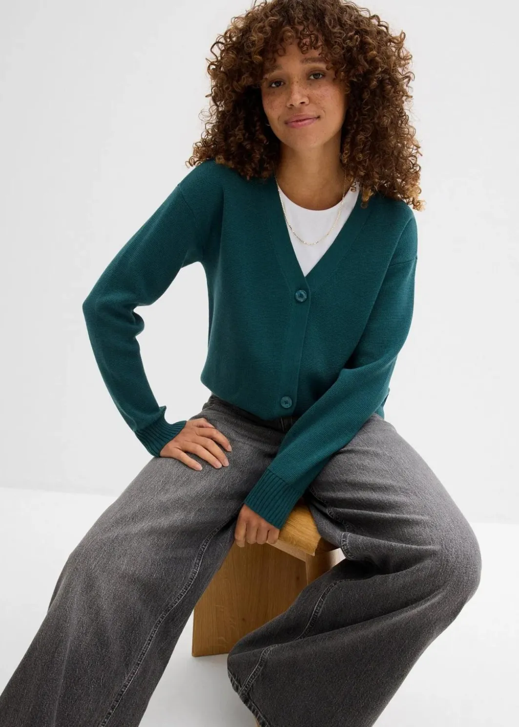 New Milano Rib-Feinstrickjacke Damen Pullover & Strickjacken|Basics