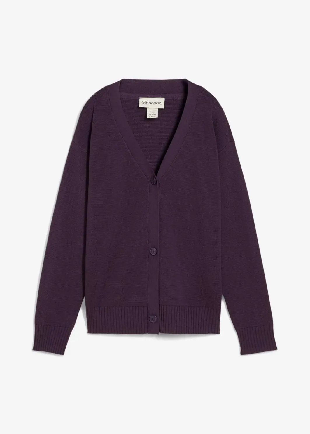 Hot Milano Rib-Feinstrickjacke Damen Bekleidung·Umstandsmode|Strickmode