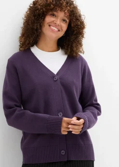 Hot Milano Rib-Feinstrickjacke Damen Bekleidung·Umstandsmode|Strickmode