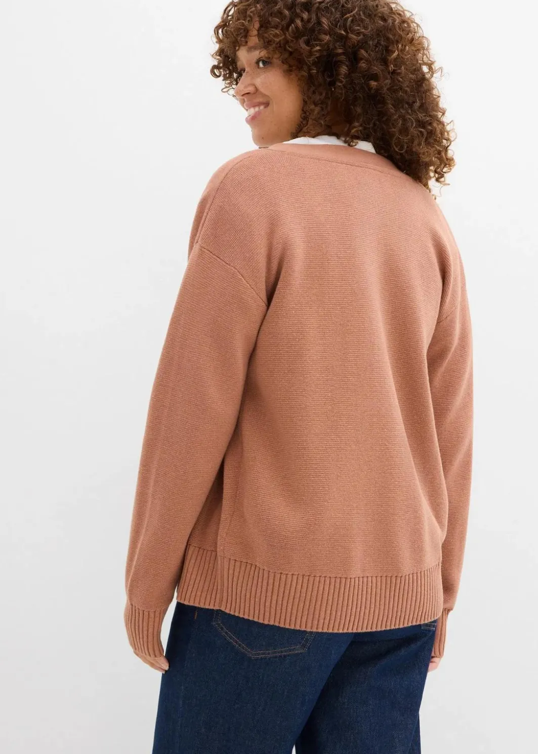Damen bonprix Bekleidung·Umstandsmode|Strickmode|Milano Rib-Feinstrickjacke