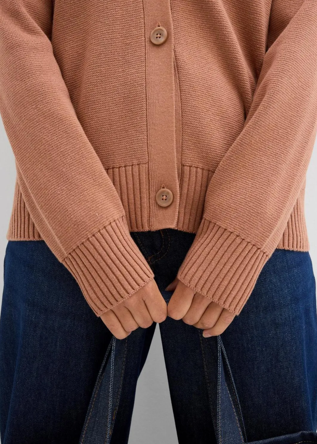 Damen bonprix Bekleidung·Umstandsmode|Strickmode|Milano Rib-Feinstrickjacke