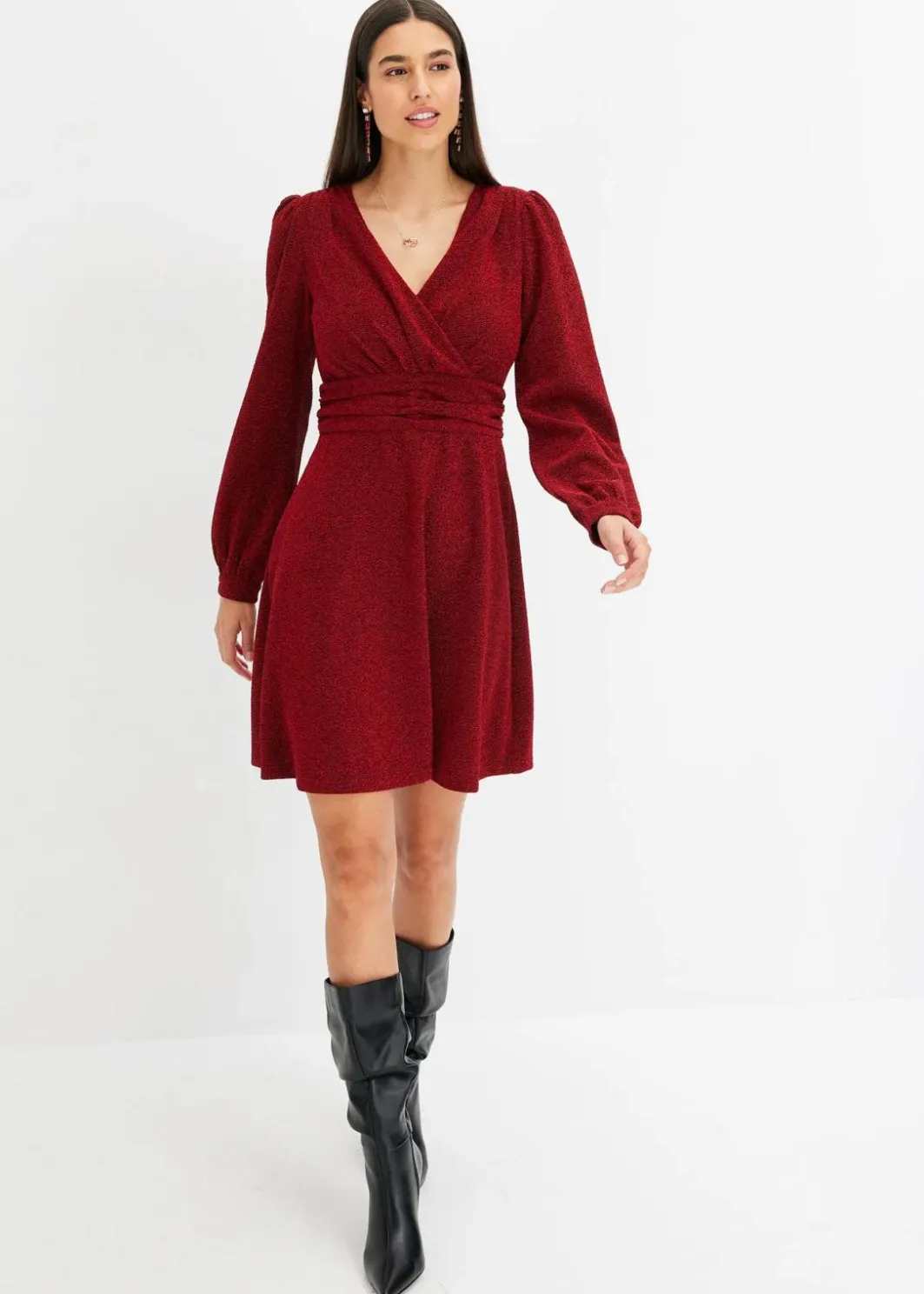 Damen bonprix Kleider|Bekleidung·Pullover & Strickjacken|Minikleid