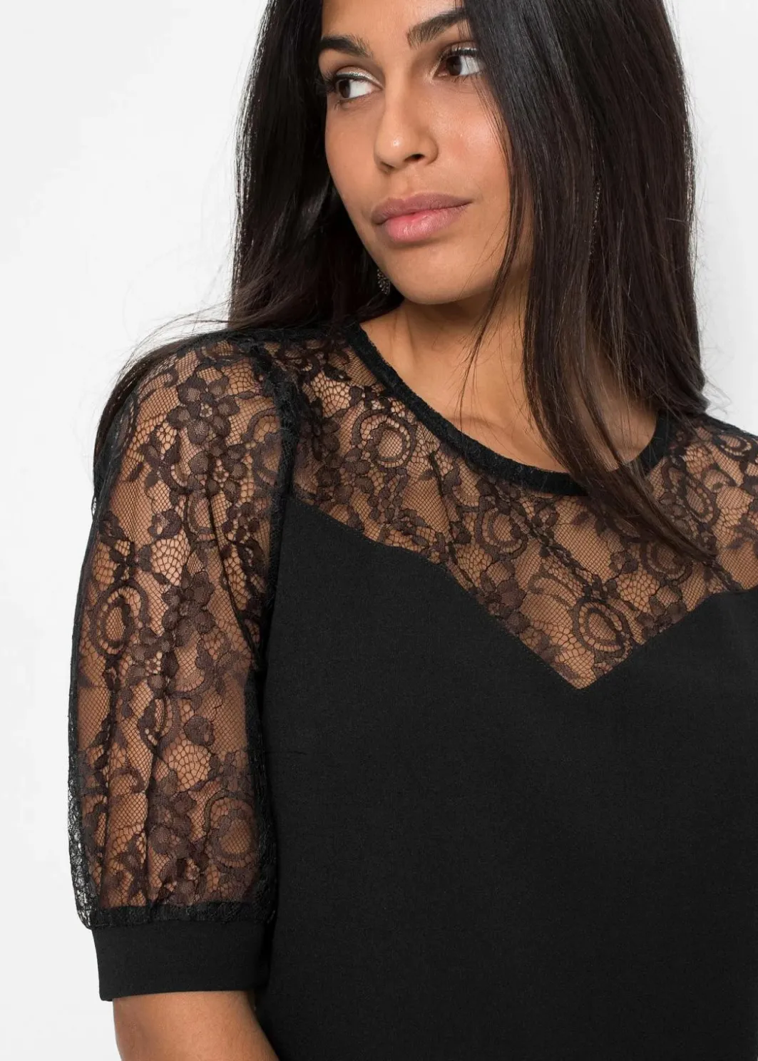 Damen bonprix Kleider|Bekleidung·Pullover & Strickjacken|Minikleid