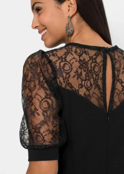 Damen bonprix Kleider|Bekleidung·Pullover & Strickjacken|Minikleid