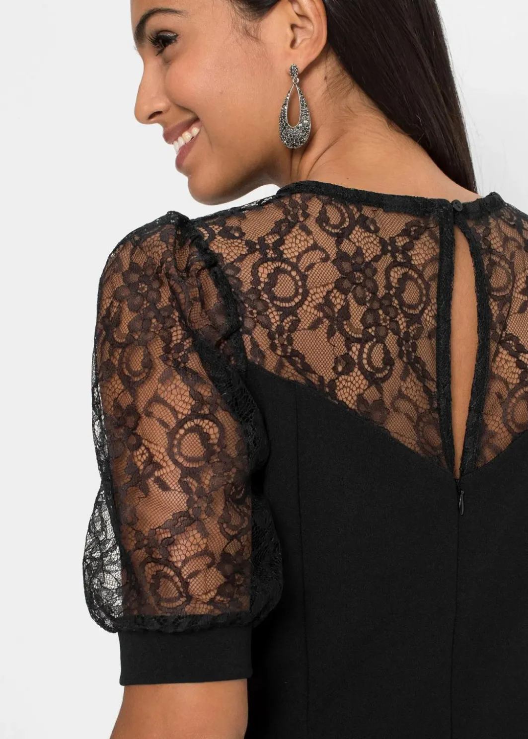 Damen bonprix Kleider|Bekleidung·Pullover & Strickjacken|Minikleid
