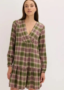 Damen bonprix Bekleidung·Pullover & Strickjacken|Kleider|Minikleid aus Baumwoll-Mix