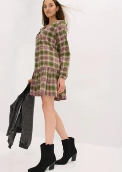 Damen bonprix Bekleidung·Pullover & Strickjacken|Kleider|Minikleid aus Baumwoll-Mix