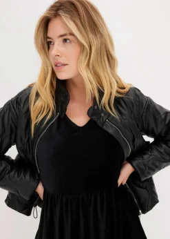 Minikleid aus elastischen Samt Damen Kleider|Bekleidung·Pullover & Strickjacken