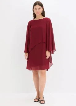 Damen bonprix Bekleidung·Pullover & Strickjacken|Festliche Mode|Minikleid aus feinem Chiffon