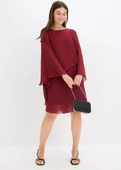 Damen bonprix Bekleidung·Pullover & Strickjacken|Festliche Mode|Minikleid aus feinem Chiffon