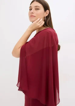 Damen bonprix Bekleidung·Pullover & Strickjacken|Festliche Mode|Minikleid aus feinem Chiffon