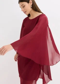 Damen bonprix Bekleidung·Pullover & Strickjacken|Festliche Mode|Minikleid aus feinem Chiffon