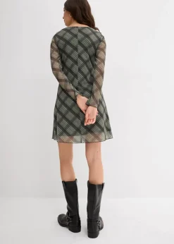 Best Minikleid aus feinem Mesh Damen Kleider