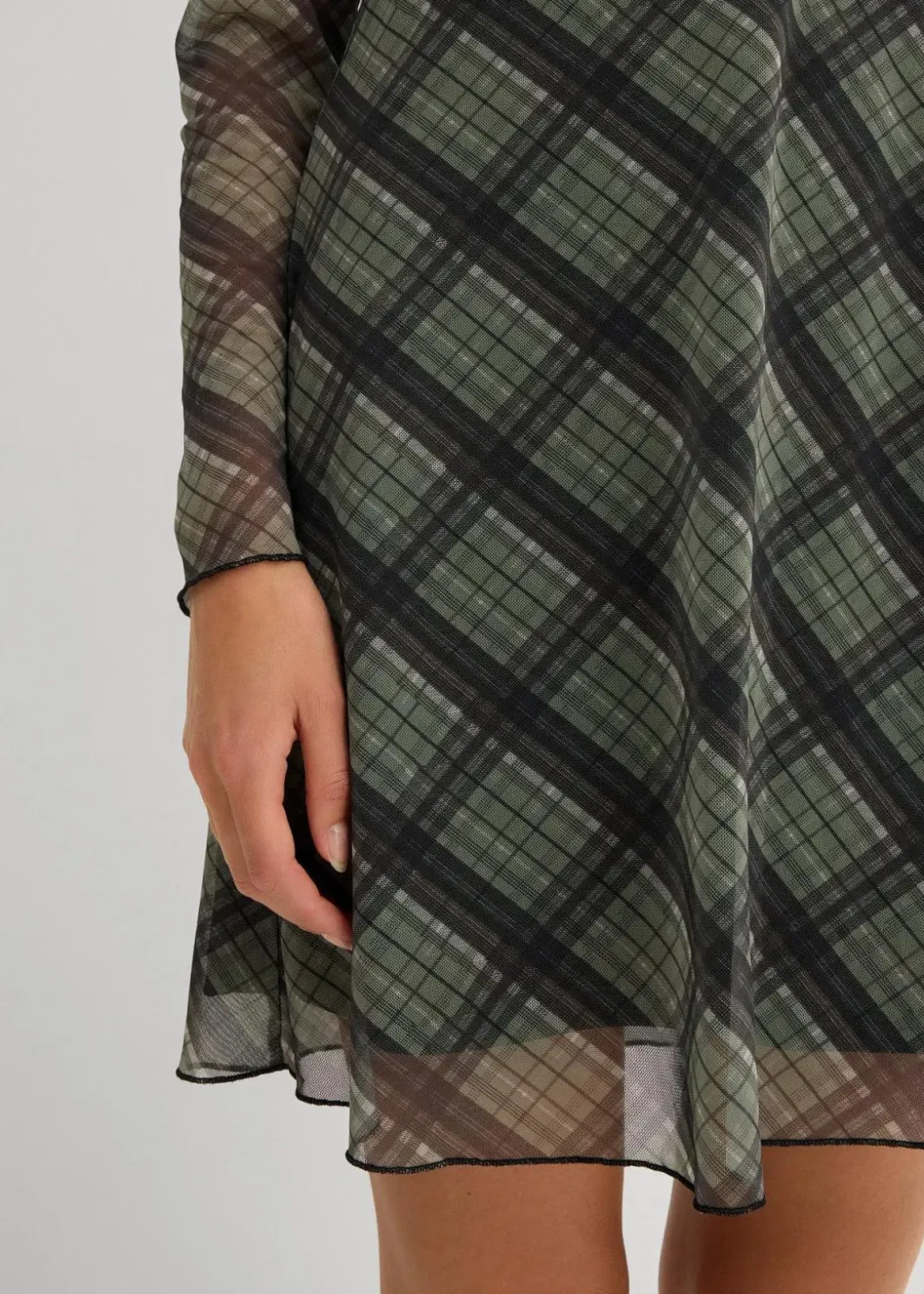 Best Minikleid aus feinem Mesh Damen Kleider