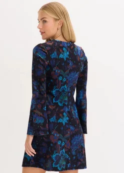 Online Minikleid aus fließendem Samt Damen Bekleidung·Pullover & Strickjacken
