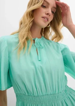 Hot Minikleid aus fließendem Viskose-Mix Damen Bekleidung·Pullover & Strickjacken|Kleider