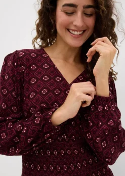 Damen bonprix Kleider|Nachhaltigere Materialien|Minikleid aus fließender Viskose