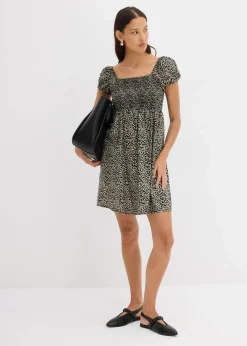 Clearance Minikleid aus fließender Viskose Damen Bekleidung·Pullover & Strickjacken|Kleider