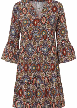 Clearance Minikleid aus fließender Viskose Damen Bekleidung·Pullover & Strickjacken|Kleider