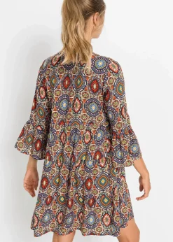 Clearance Minikleid aus fließender Viskose Damen Bekleidung·Pullover & Strickjacken|Kleider