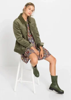 Clearance Minikleid aus fließender Viskose Damen Bekleidung·Pullover & Strickjacken|Kleider