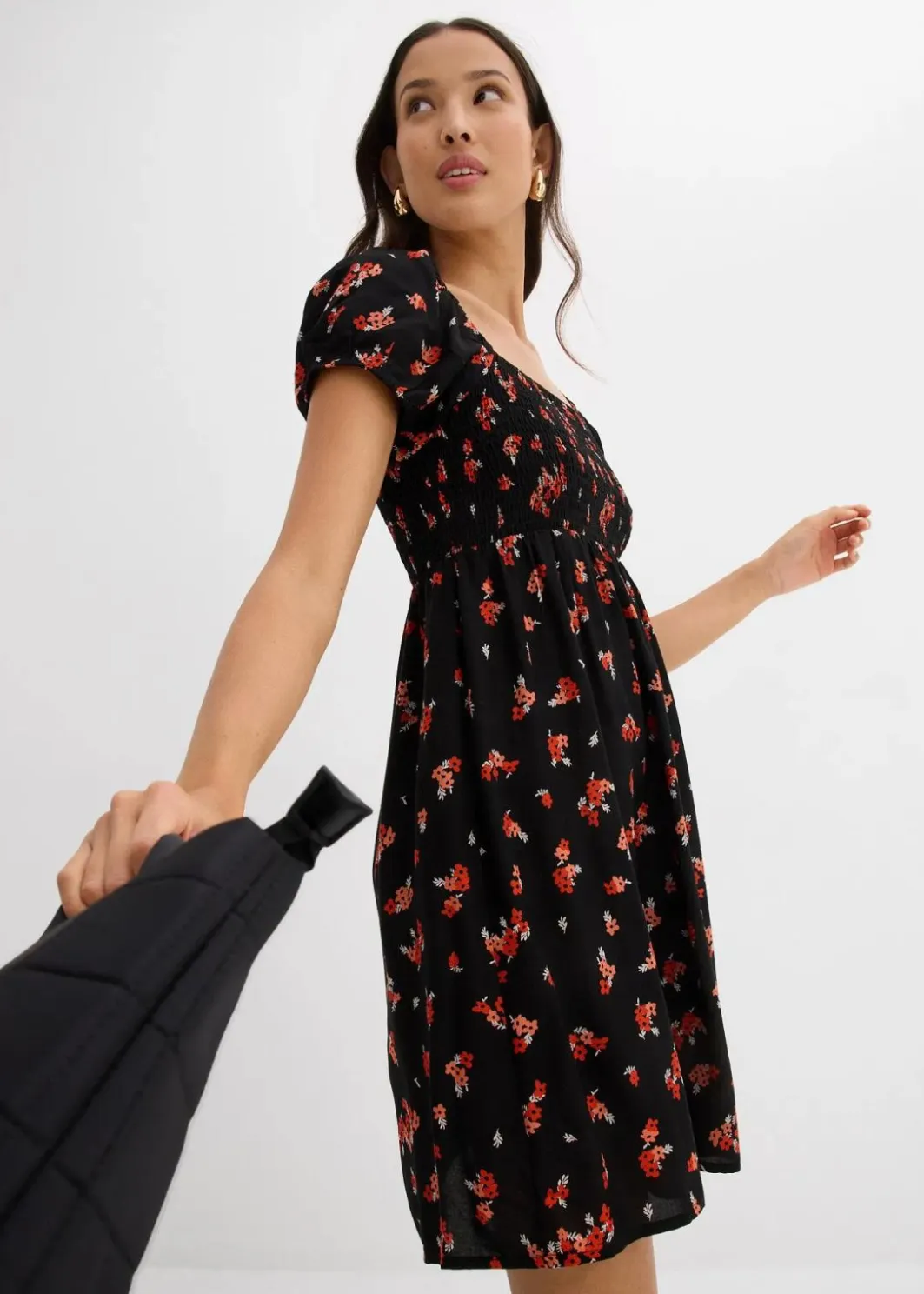 Hot Minikleid aus fließender Viskose Damen Nachhaltigere Materialien|Kleider