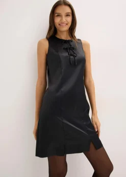 Damen bonprix Bekleidung·Pullover & Strickjacken|Kleider|Minikleid aus glänzendem Satin