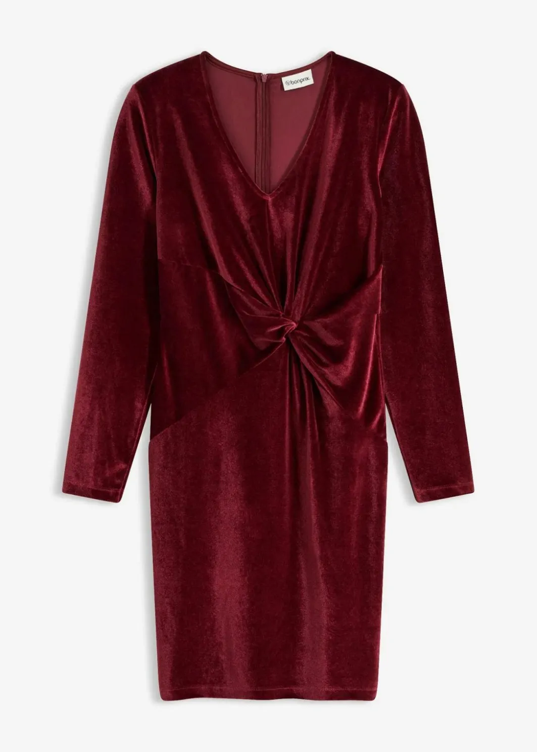 Damen bonprix Bekleidung·Pullover & Strickjacken|Festliche Mode|Minikleid aus glänzendem Samt