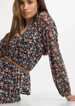 Damen bonprix Bekleidung·Pullover & Strickjacken|Kleider|Minikleid aus Mesh