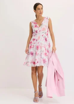 Outlet Minikleid aus Mesh Damen Nachhaltigere Materialien|Kleider