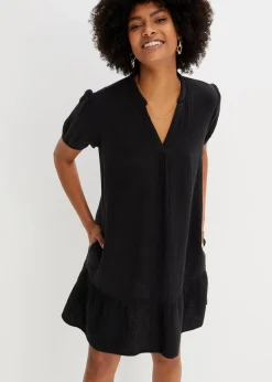 Damen bonprix Bekleidung·Pullover & Strickjacken|Kleider|Minikleid aus Musselin