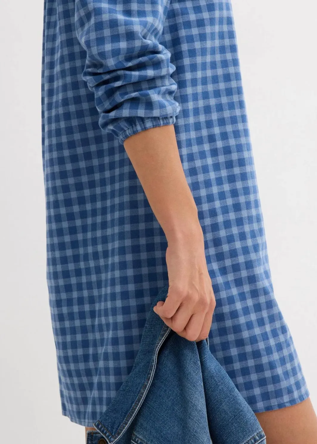 Damen bonprix Bekleidung·Pullover & Strickjacken|Kleider|Minikleid aus reiner Baumwolle