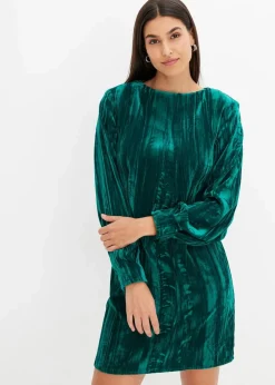 Clearance Minikleid aus Samt Damen Nachhaltigere Materialien|Kleider