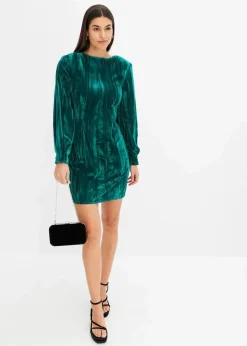 Clearance Minikleid aus Samt Damen Nachhaltigere Materialien|Kleider