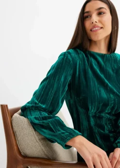 Clearance Minikleid aus Samt Damen Nachhaltigere Materialien|Kleider