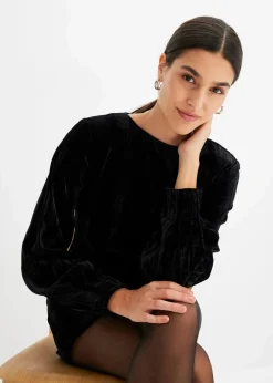 Damen bonprix Bekleidung·Pullover & Strickjacken|Kleider|Minikleid aus Samt