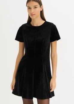 Damen bonprix Bekleidung·Pullover & Strickjacken|Kleider|Minikleid aus softem Samt