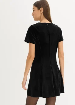 Damen bonprix Bekleidung·Pullover & Strickjacken|Kleider|Minikleid aus softem Samt