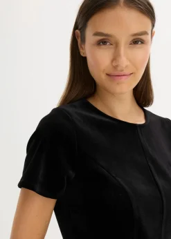 Damen bonprix Bekleidung·Pullover & Strickjacken|Kleider|Minikleid aus softem Samt