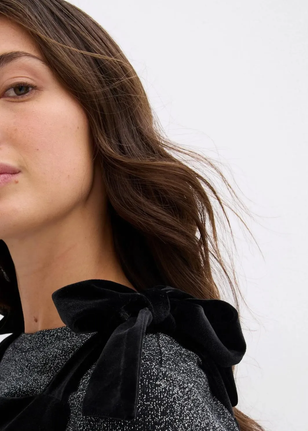 Sale Minikleid aus softem Samt Damen Kleider