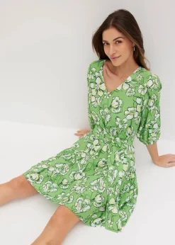 Clearance Minikleid aus softem Viskose-Mix Damen Bekleidung·Pullover & Strickjacken|Kleider