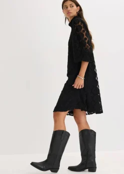 Minikleid aus Spitze Damen Bekleidung·Pullover & Strickjacken|Kleider