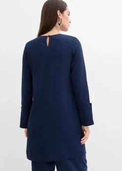 Damen bonprix Kleider|Minikleid aus strukturiertem Material