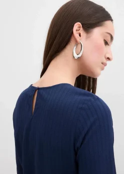 Damen bonprix Kleider|Minikleid aus strukturiertem Material